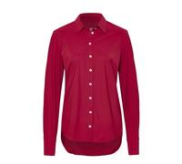 pure - PURE- Functional Bluse slim fit Langarm rot - Gr. - S