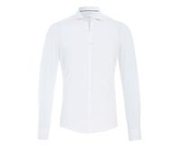 PURE Jerseyhemd Slim Fit weiss | 39