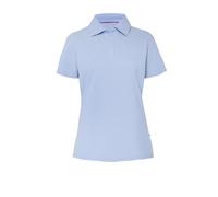 pure - Pure Functional Polo Damen slim fit Halbarm blau - Gr. - XL