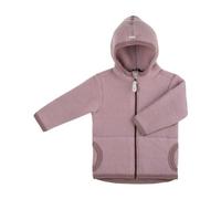 Pure-Pure Kinder Jacke aus supersoftem Fleece mit Kapuze & Taschen GOTS zertifziert Mauve