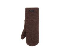 pure pure Woll-Fleece Fäustlinge dark brown 8