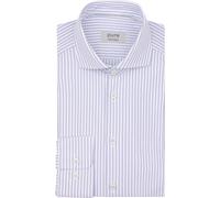 Pure Functional Slim Fit Hemd Streifen Hellblau, Gestreift