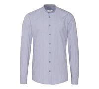 Pure Slim Fit Hemd blau, Gestreift