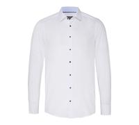 Pure Slim Fit Hemd weiss, Einfarbig