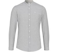 Pure Slim Fit Trachtenhemd Langarm Stehkragen Streifen grün Größe XXL