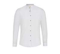 Pure Slim Fit Trachtenhemd Langarm Stehkragen weiß Größe L