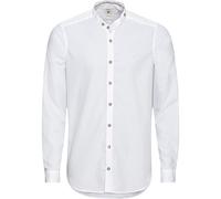 pure Trachtenhemd mit Riegel Weiß (Größe: XL) 43/44 weiß