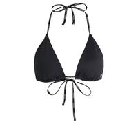 HUGO Triangel-Bikinitop mit kontrastfarbenen Logo-Trägern - Style PURE_TRIANGLE, 50535772 Schwarz M
