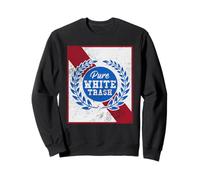 Pure White Trash Lustiger Redneck im Distressed-Look Sweatshirt