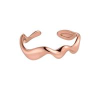 PURELEI Abstrakt Wave Adjustable Ring, Roségold Roségold