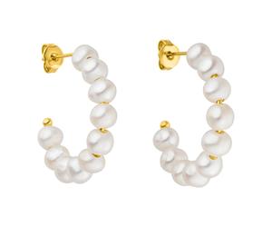 Purelei Aina Creolen 100% Edelstahl Gold Damen