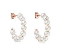 PURELEI® Aina Ohrringe (Roségold) - Damenohrringe aus langlebigem Edelstahl - Wasserfeste Ohrringe Damen - 22mm Durchmesser - Modeschmuck für deinen individuellen Look