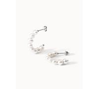 PURELEI Aina Perlenohrringe, Silber Silber