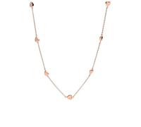 Purelei® Alohi Heart Kette - wasserfest & verstellbar | Zierliche Edelstahlkette mit kleinen Herzen & 14K/18K Vergoldung | Symbol für Liebe, Leichtigkeit & Harmonie (Rosegold)