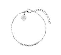 Purelei Anxiety Fidget Armband Damen - Edelstahl Kugelarmband gegen Stress & Unruhe - Wasserfestes Anti-Stress Armband verstellbar 16-20 cm - Für Achtsamkeit & Entspannung (Silver)
