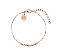 Purelei Anxiety Fidget Armband Damen - Edelstahl Kugelarmband gegen Stress & Unruhe - Wasserfestes Anti-Stress Armband verstellbar 16-20 cm - Für Achtsamkeit & Entspannung (Rosegold)