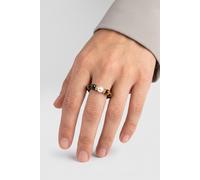 PURELEI Anxiety Tiger‘s Eye Pearl Ring Mit Perle Gold / M/l Größe: M-L | Ringe Outlet | Damen | Weiß