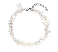 PURELEI Crystal Wave Armband, verstellbare Länge Silver