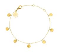 Purelei Damen-Armband Goldfarben Malihini Coin