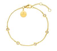 Purelei® Spotlight Armband (Gold) - Elegantes, verspieltes Damen Armband - Edelstahl - Verstellbare Länge 16-19cm - Hawaiianisch inspiriert & wasserfest