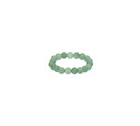 Purelei® Aventurin Perlenring | Flexibler Ring aus grünen Naturstein-Perlen | Elastisches Band | Symbol für Ruhe, Gelassenheit & innere Balance (L)