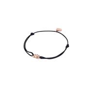 Purelei Awesome Armband Damen mit Lotus Anhänger, Filigranes Baumwollarmband Größenverstellbar, Zartes Freundschaftsarmband, Schmuck Geschenk für Frauen, Dezentes Layering Armband, Roségold