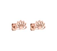 Purelei Awesome Ohrringe Damen Lotus, Edelstahl Ohrstecker