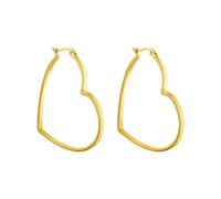 Purelei Big Love Creolen 100% Edelstahl Gold Damen