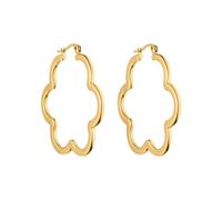 Purelei Bloom Ohrringe (Gold) - Damenohrringe aus langlebigem Edelstahl (14K vergoldet) - Wasserfeste Creolen - 41 mm Durchmesser - Modeschmuck für deinen individuellen Look