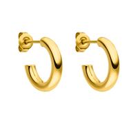 Purelei Brave Creolen 100% Edelstahl Gold Damen