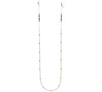 Purelei Brillenkette mit Perlen & feiner Kette - Stilvolle Brillenhalter-Kette aus Edelstahl, wasserfest, modisches Accessoire für Sonnen- & Lesebrillen, Gold, Silber oder Roségold (Rosegold)