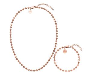 Purelei Bubbly Duo Schmuck-Set 100% Edelstahl Rosegold