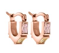 PURELEI Colorful Ohrringe mit Zirkonia Steinen, Roségold Roségold