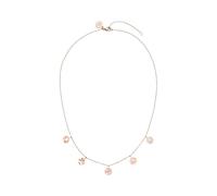 Purelei Confidence Kette Damen mit runden Anhängern, filigrane Edelstahl Halskette, elegante Plättchen Kette, Layering Schmuck, dezente Halskette, Geschenk für Frauen (Rosegold)
