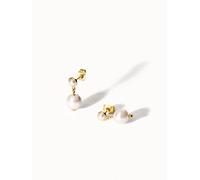 PURELEI Create Memories Perlenohrringe, Gold Gold