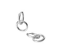 Paar Creolen PURELEI "Schmuck Geschenk Kii Elua, abnehmbare Einhänger, Earring-KiiElua", silber (edelstahlfarben), Ohrringe, Damen, Edelstahl, Einhänger abnehmbar (24954664-0) edelstahlfarben