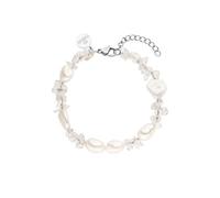 PURELEI Crystal Wave Armband, verstellbare Länge Silver