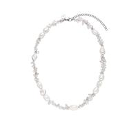 Purelei Kette Crystal Wave mit Perlen Silber Damen