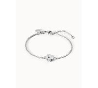 PURELEI Cuore Armband, verstellbare Länge, Silber Silber