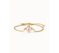 PURELEI Cuore Rosé Armband, verstellbare Länge, Gold Gold