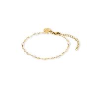 Purelei Delicate Pearl Armband für Damen, Edelstahl Armband mit Süßwasserperlen, feines Perlenarmband mit verstellbarer Länge (Gold)