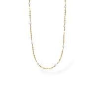Purelei Delicate Pearl Kette für Damen, Edelstahl Kette mit Süßwasserperlen, feine Perlenkette mit verstellbarer Länge (Gold)