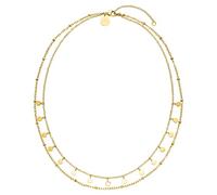 Purelei® Plain Kette Damen (Gold) - Halskette Damen aus langlebigem Edelstahl - Wasserfeste Kette - 40-50 cm Länge verstellbar - Halskette für deinen individuellen Look