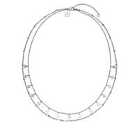Collier PURELEI "Schmuck Geschenk Plain doppelte Kette, 22461" Halsketten Gr. Edelstahl, Länge: 50 cm, silberfarben (edelstahlfarben) Damen Colliers (61895042-0)