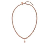 Purelei Droplet Kette - Doppelstrang-Halskette aus Edelstahl, 18K vergoldet, verstellbar 40-45 cm, eleganter Layering-Look mit abnehmbarem tropfenförmigem Anhänger