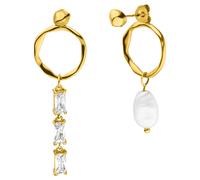 Purelei Elua Perlenohrringe 100% Edelstahl Gold Damen