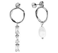 Purelei Elua Perlenohrringe 100% Edelstahl Silber Damen