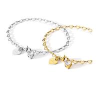Purelei Endless Love Armband-Set 100% Edelstahl Bicolor/ Gold/Silber