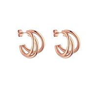 PURELEI® Eono Ohrringe (Roségold) - Damenohrringe aus langlebigem Edelstahl - Wasserfeste Ohrringe Damen - 2 cm Durchmesser - Modeschmuck für deinen individuellen Look