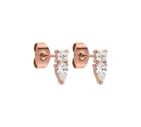 Purelei Eternal Flame Ohrstecker - Glitzernde Zirkonia Ohrringe für Damen - Edelstahl 18K vergoldet - 3 x 8 mm - Perfekt für Curated Ear Looks - Gold/Silber/Roségold (Rosegold)